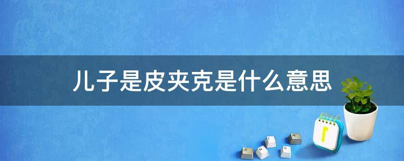 儿子是皮夹克是什么意思（形容儿子是皮夹克是什么意思）