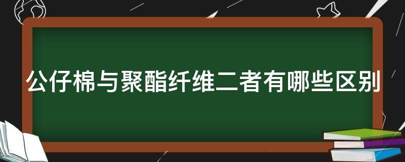 公仔棉与聚酯纤维二者有哪些区别（公仔棉与聚酯纤维二者有哪些区别图片）