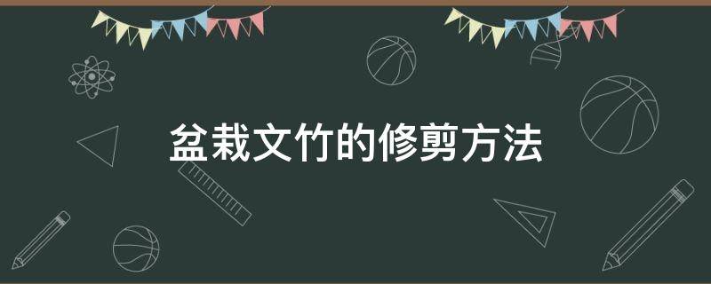 盆栽文竹的修剪方法 文竹的修剪方法和注意事项