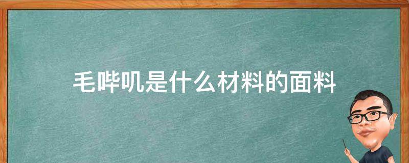 毛哔叽是什么材料的面料（毛涤哔叽是什么面料）