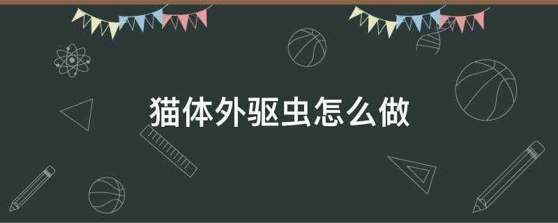 猫体外驱虫怎么做（猫体外驱虫怎么做?看完视频你就懂了）