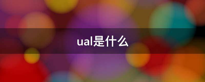 ual是什么 Bisexual是什么