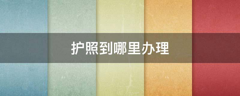 护照到哪里办理（临平护照到哪里办理）