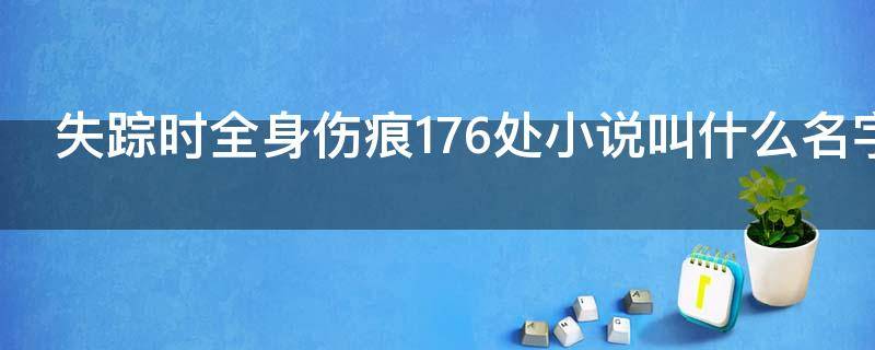 失踪时全身伤痕176处小说叫什么名字 失踪时全身伤痕176处致命伤152处的小说叫什么名字