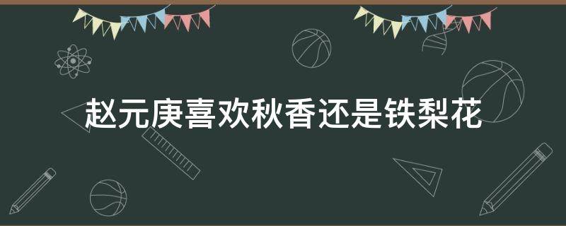 赵元庚喜欢秋香还是铁梨花 铁梨花赵元庚喜欢秋香吗
