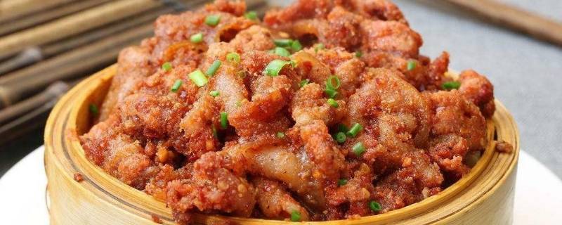 干晒米粉肉的做法窍门 晒干米粉肉的做法 最正宗的做法