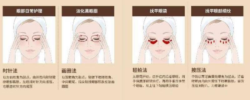 眼霜正确的使用方法 眼霜涂法