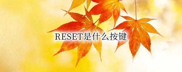 RESET是什么按键（钟表set是什么按键）