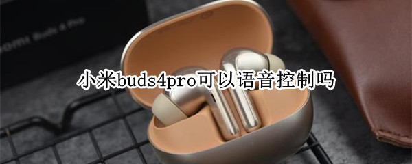 小米buds4pro可以语音控制吗 小米buds3使用说明