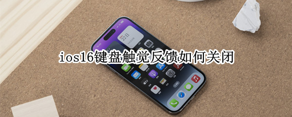 ios16键盘触觉反馈如何关闭（ios12键盘震动反馈）