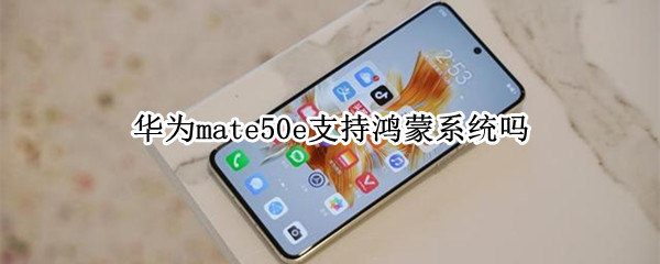 华为mate50e支持鸿蒙系统吗（华为mate50麒麟处理器鸿蒙系统）