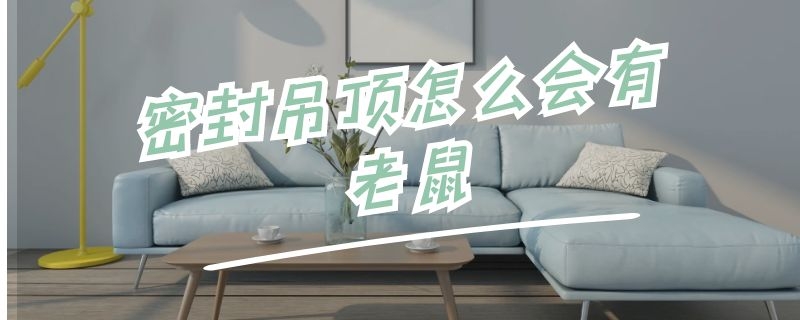 密封吊顶怎么会有老鼠 密封吊顶怎么会有老鼠屎