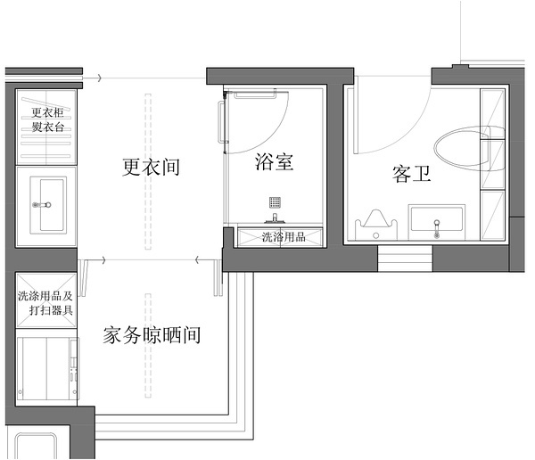 家务间布局设计 家务空间