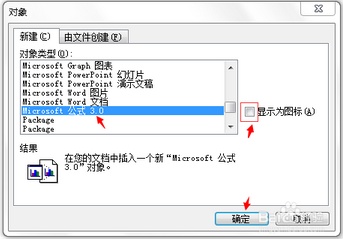 Word2003如何使用microsoft公式3.0输入数学公式