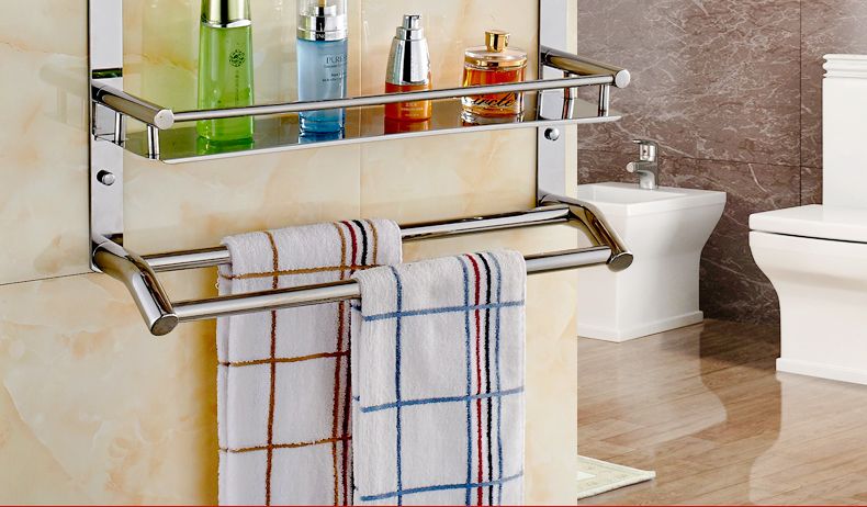 浴室置物架安装高度及注意事项 浴室置物架的安装高度