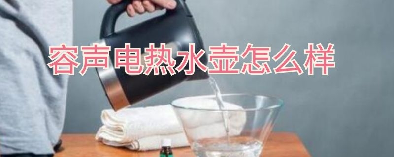 容声电热水壶怎么样