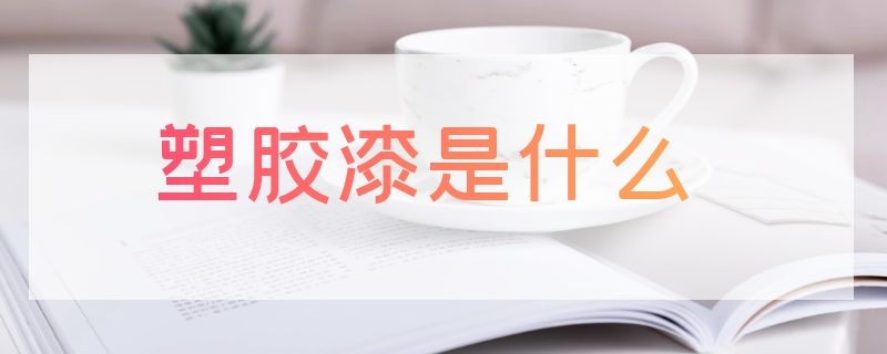 塑胶漆是什么