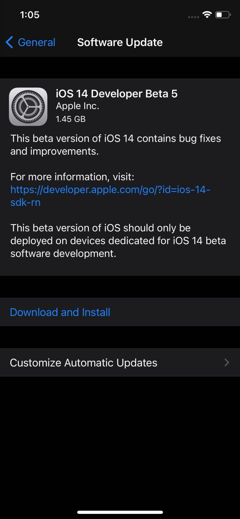 iOS14beta5描述文件怎么下载（ios14.5beta5描述文件下载）