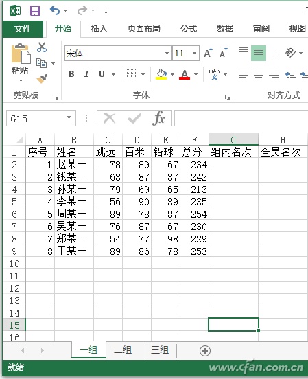 Excel2016如何使用RANK函数实现组内排名 excel中如何利用rank函数排名