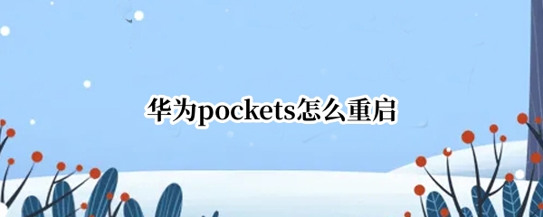 华为pockets怎么重启（华为pocketwifi）