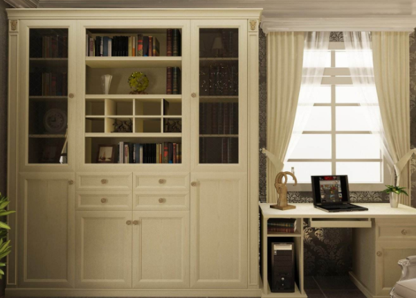 书柜门材质类型 家用书柜放在哪个位置好