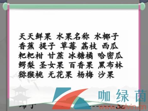 《汉字找茬王》水果店小票找出35个错处在哪？具体通关答案