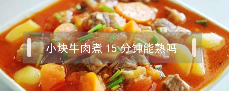 小块牛肉煮15分钟能熟吗 小块牛肉煮几分钟可熟