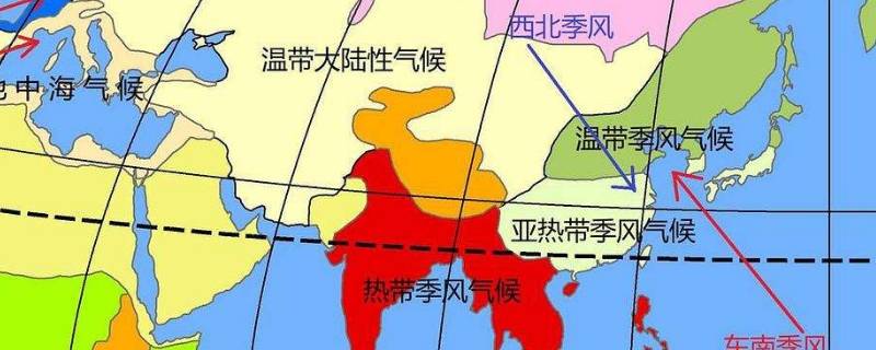 四季分明的是什么带 四季分明的是什么地方